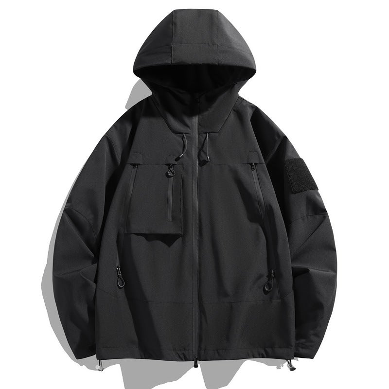 Men'S And Women'S Lovers Clothing Explosion New Men'S Jacket Functional Wind Tooling Bag Outdoor Waterproof Autumn Mountain - Image 1